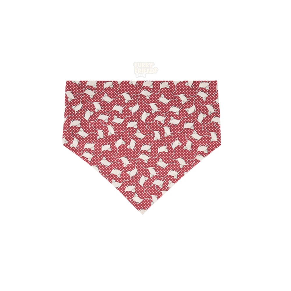 Cat design Red Bandana