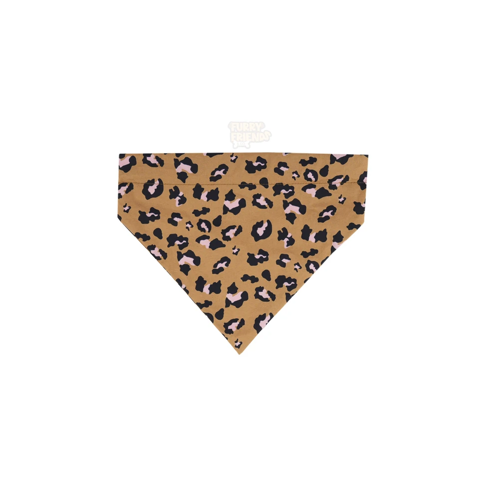 Brown Tiger Print Bandana